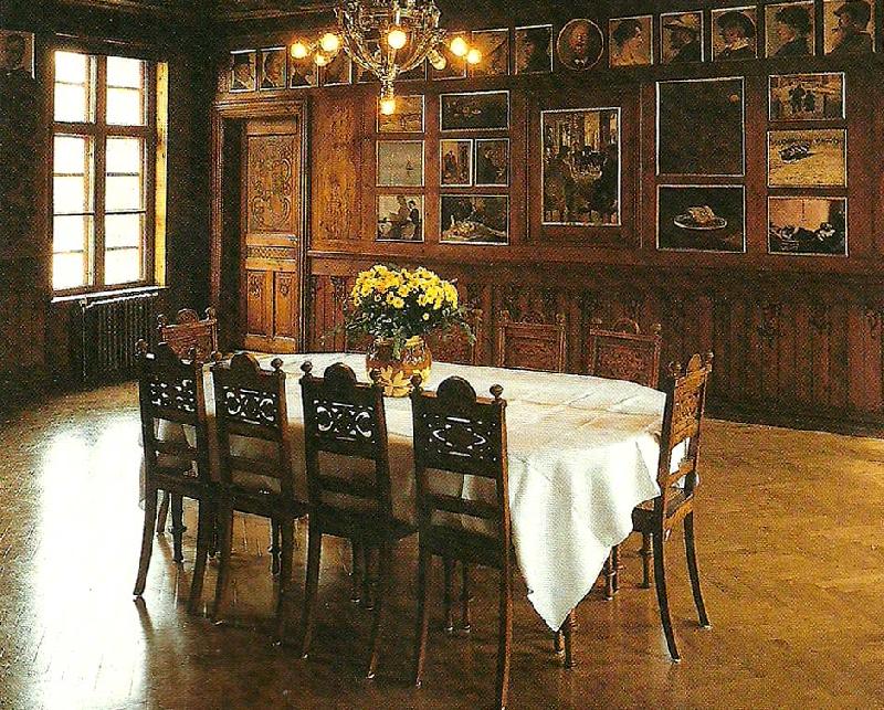 Michael Ancher den brodumske spisesal i skagens museum oil painting image